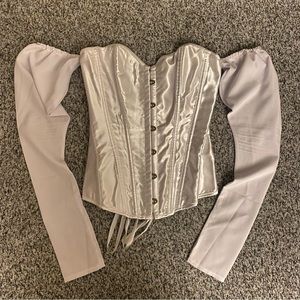 Long Sleeve Corset Top